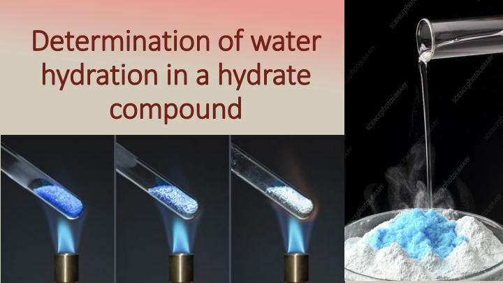 determination of water determination of water