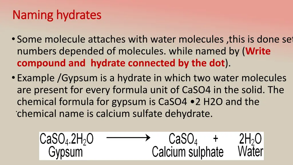 naming hydrates naming hydrates