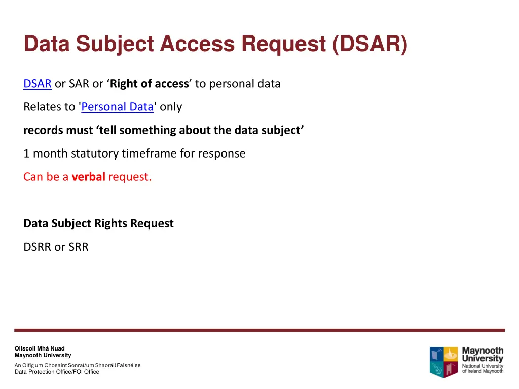 data subject access request dsar