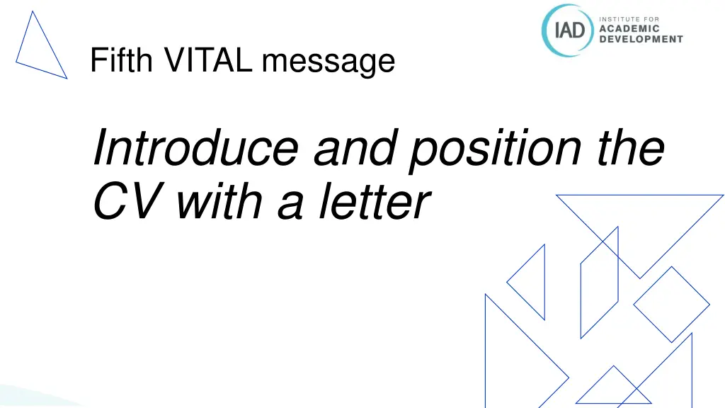 fifth vital message