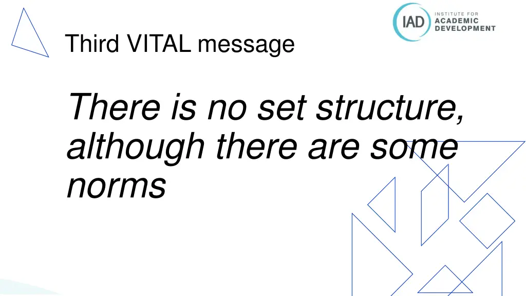 third vital message