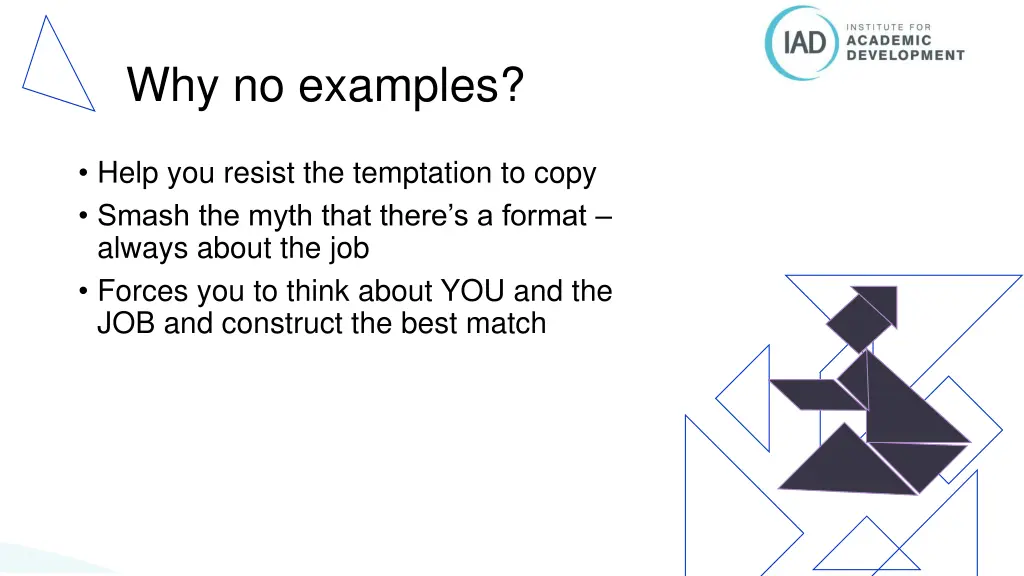 why no examples