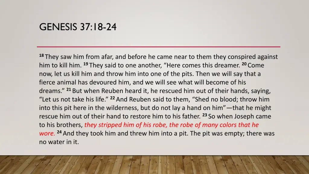 genesis 37 18 24