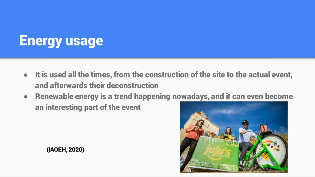 energy usage