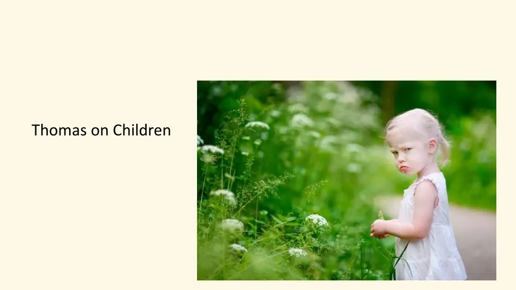thomas on children
