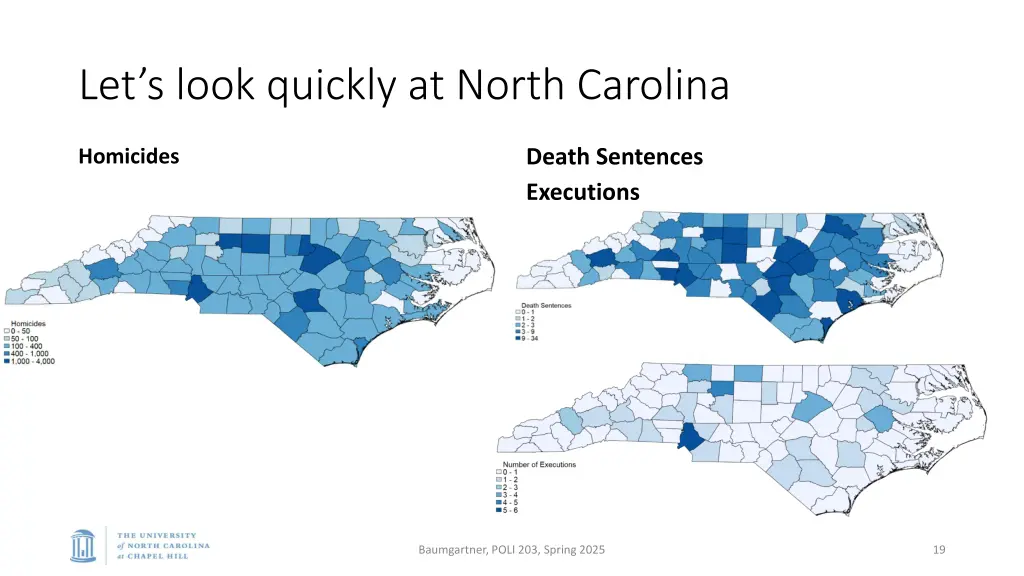 let s look quickly at north carolina