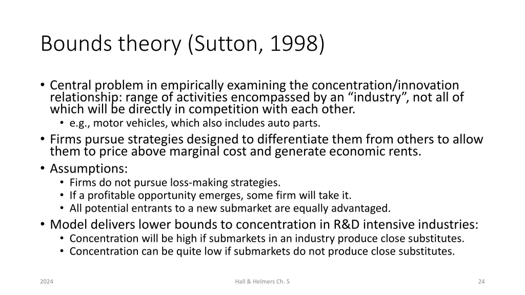 bounds theory sutton 1998