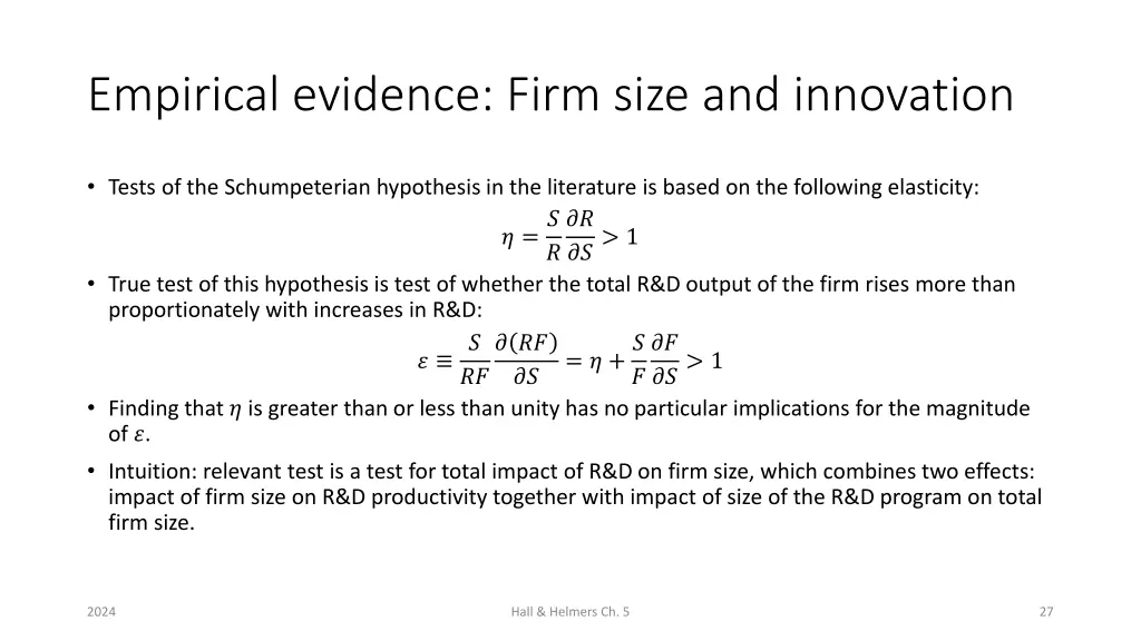 empirical evidence firm size and innovation 1