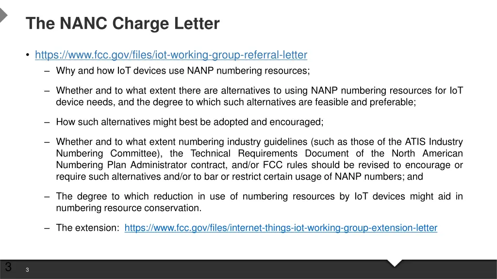 the nanc charge letter