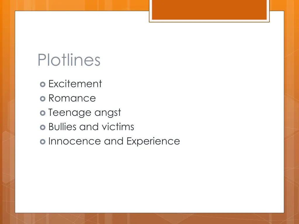 plotlines