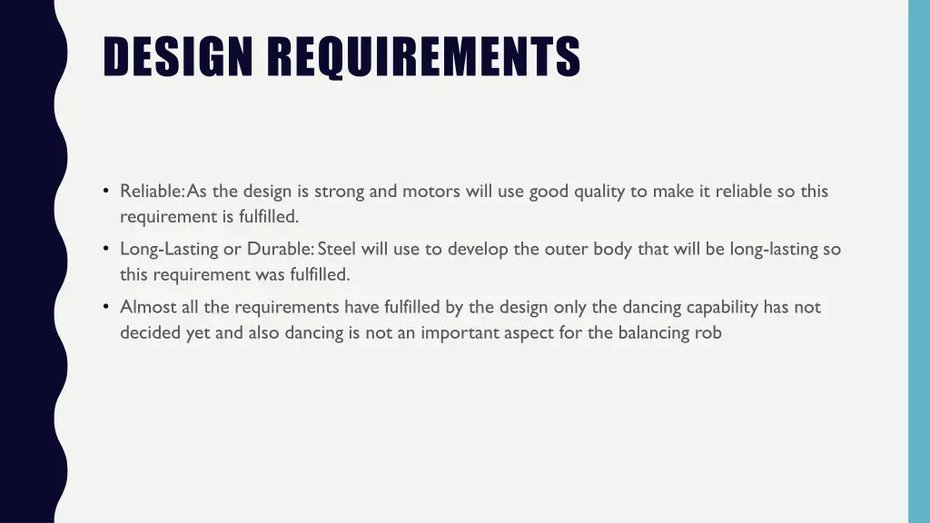 design requirements 3