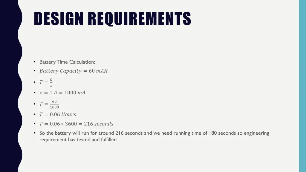 design requirements 6