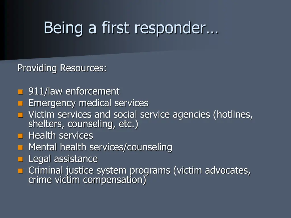 being a first responder 4