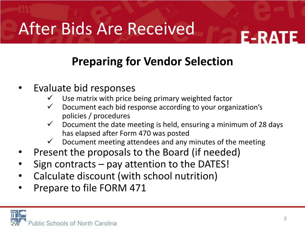 after bids are received
