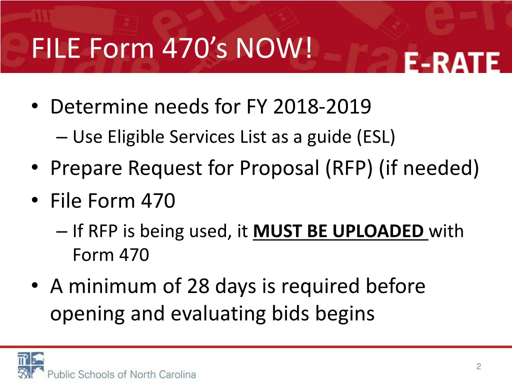 file form 470 s now