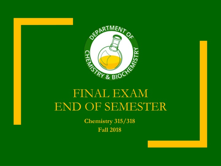 final exam end of semester