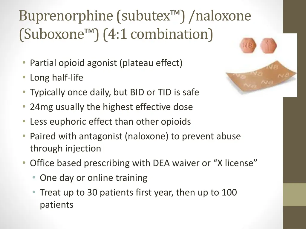 buprenorphine subutex naloxone suboxone