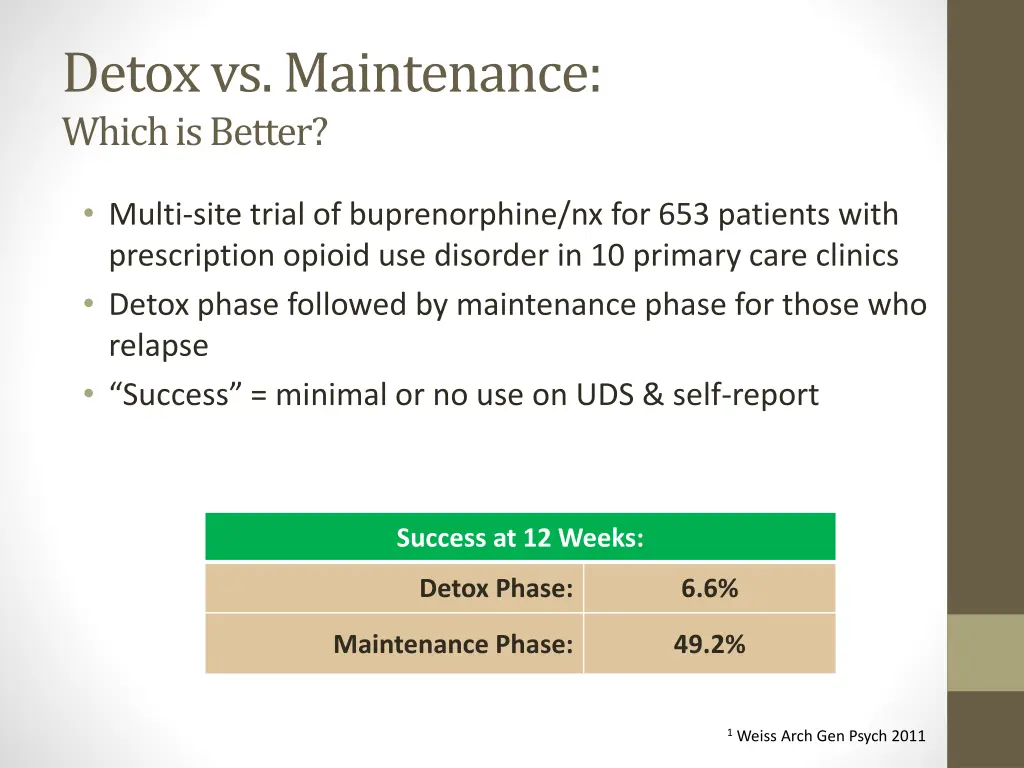 detox vs maintenance which is better