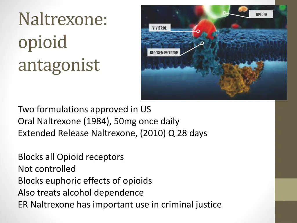 naltrexone opioid antagonist