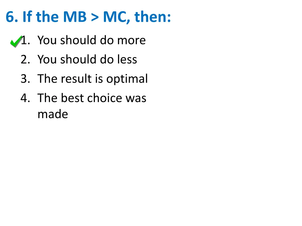6 if the mb mc then 1