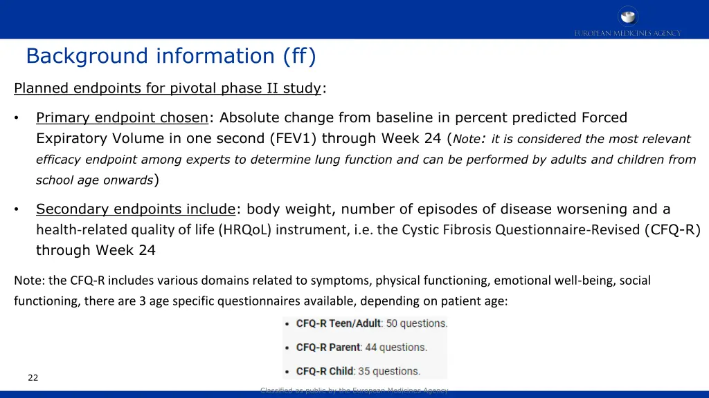 background information ff