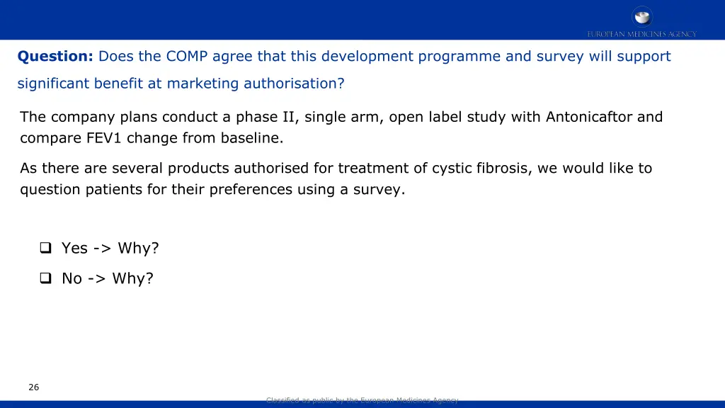 question does the comp agree that this