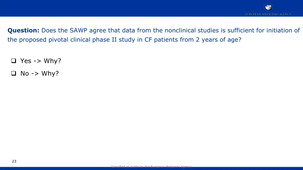 question does the sawp agree that data from