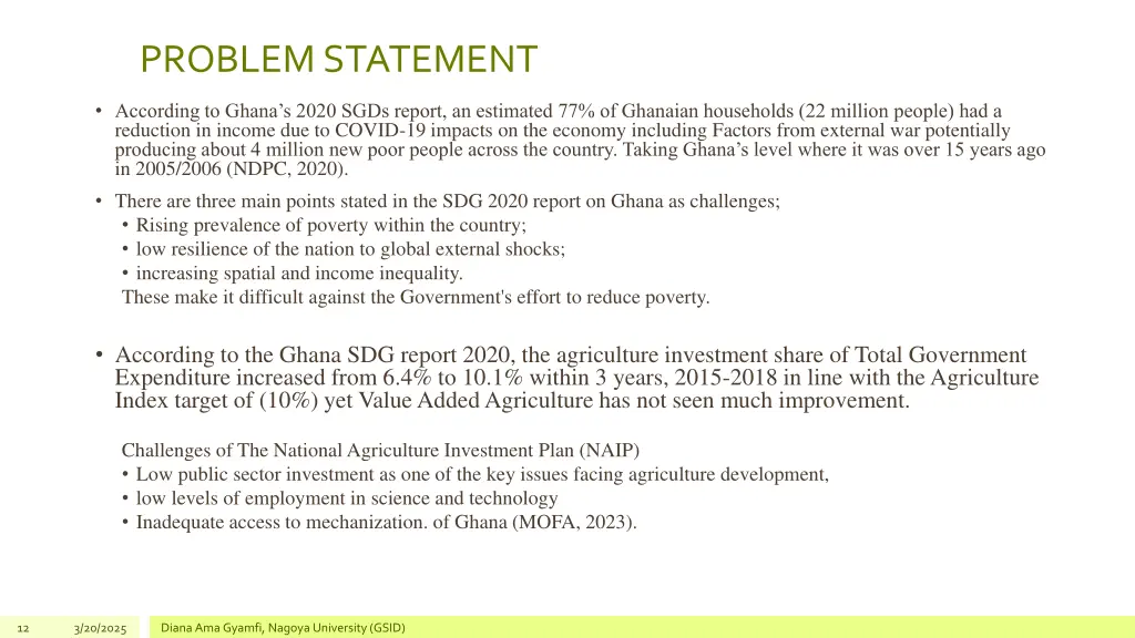 problem statement