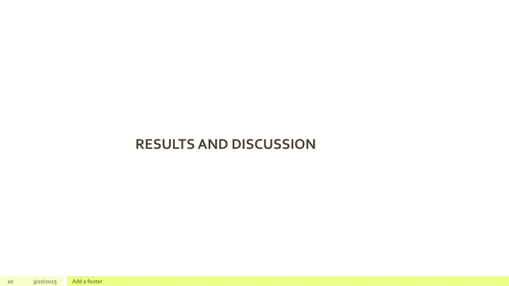 results and discussion
