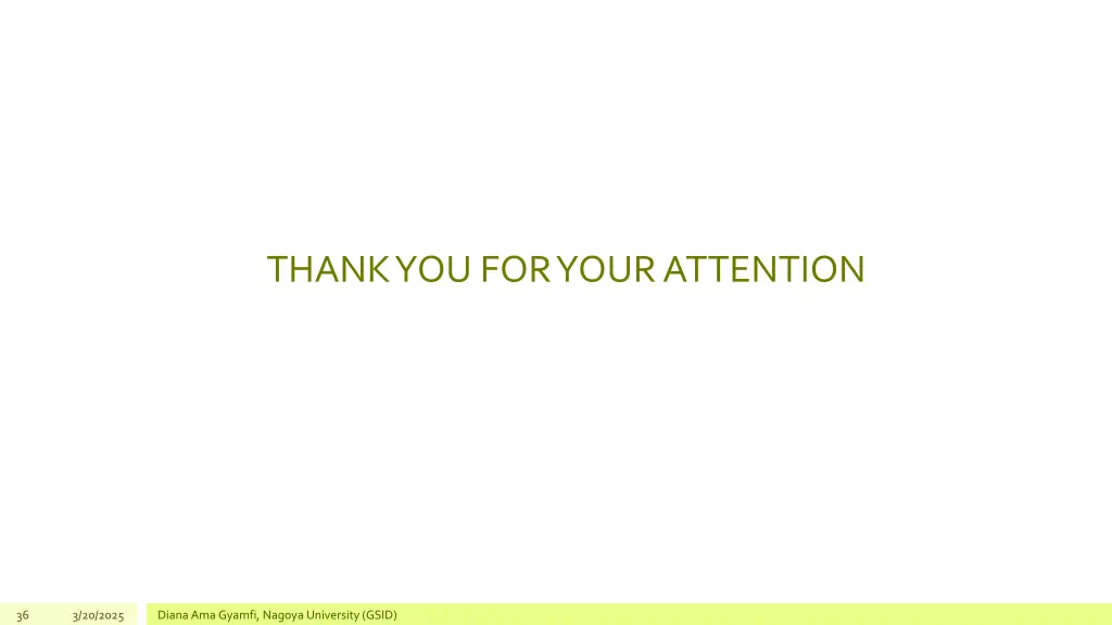 thank you for your attention