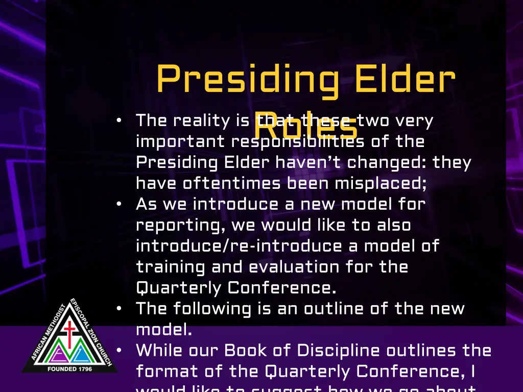 presiding elder roles important responsibilities