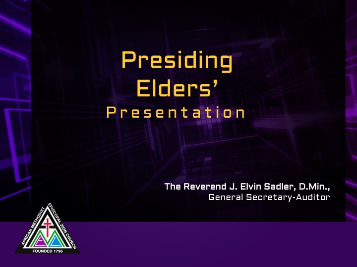 presiding elders presentation