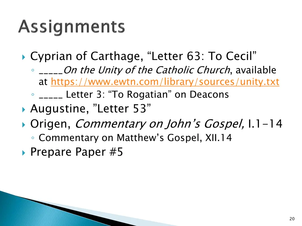 cyprian of carthage letter 63 to cecil