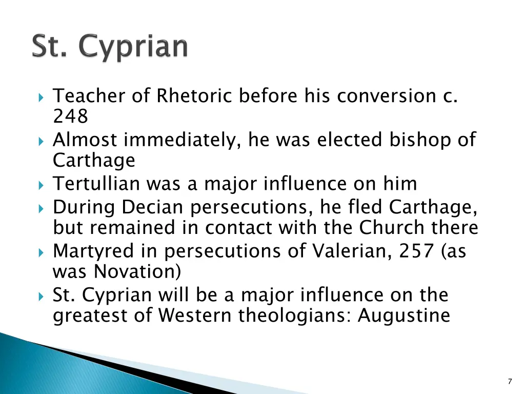 teacher of rhetoric before his conversion