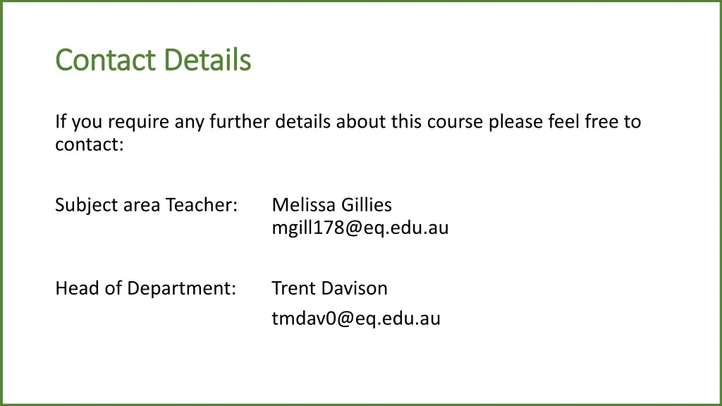 contact details contact details
