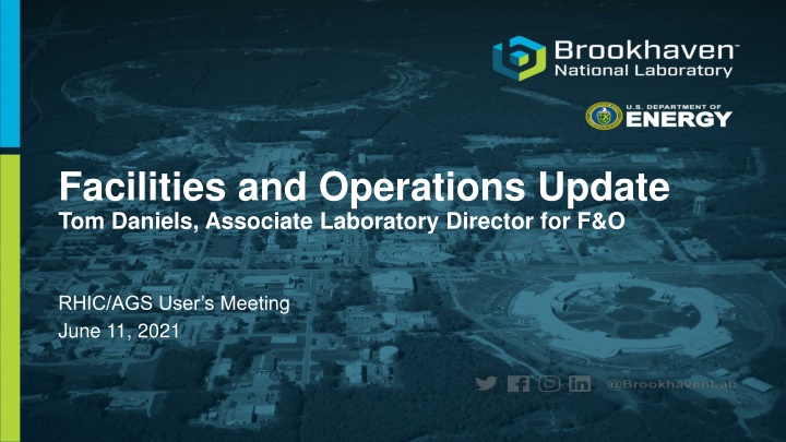 facilities and operations update tom daniels