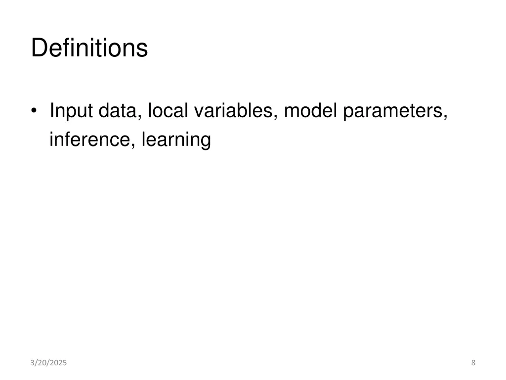 definitions