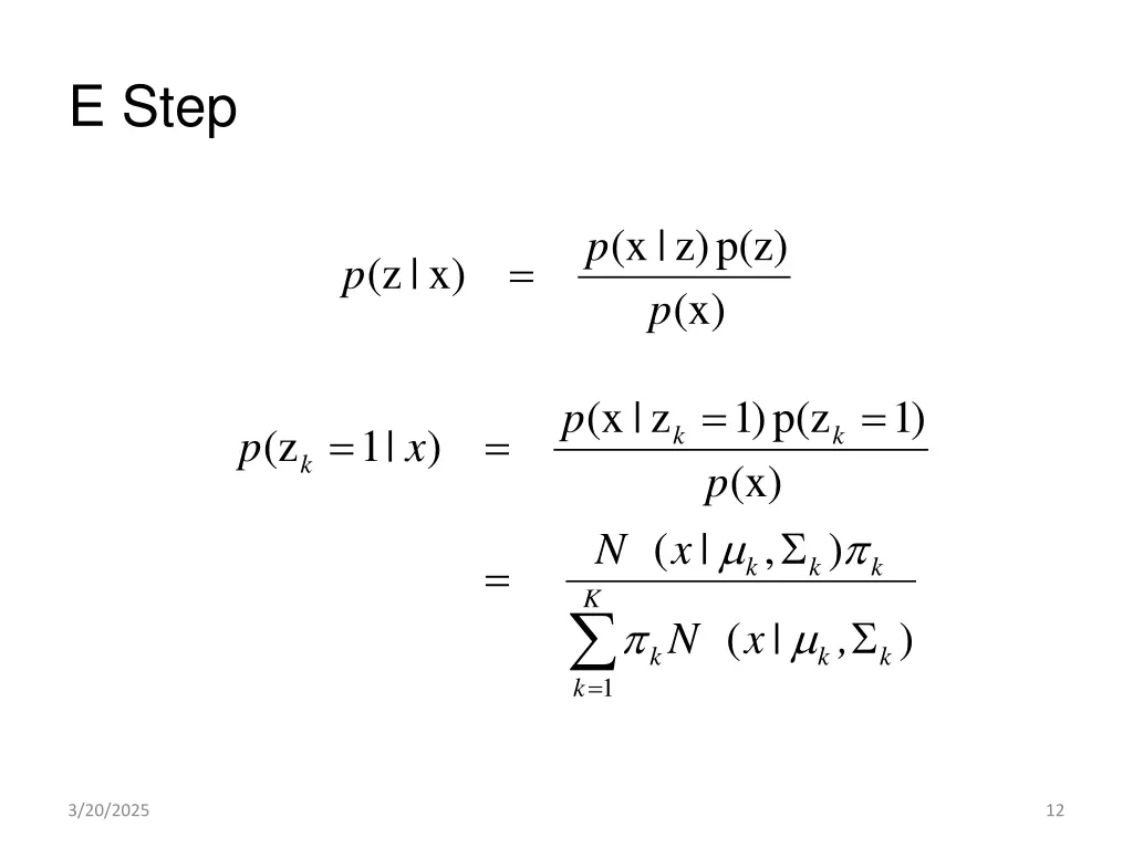e step