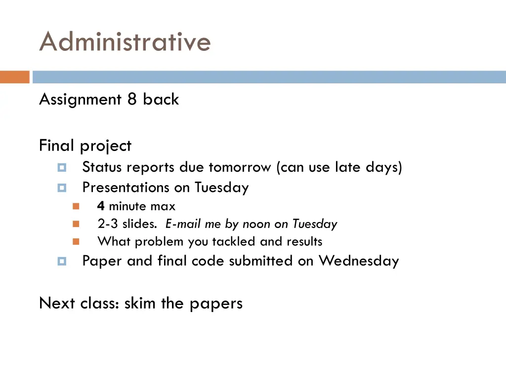 administrative