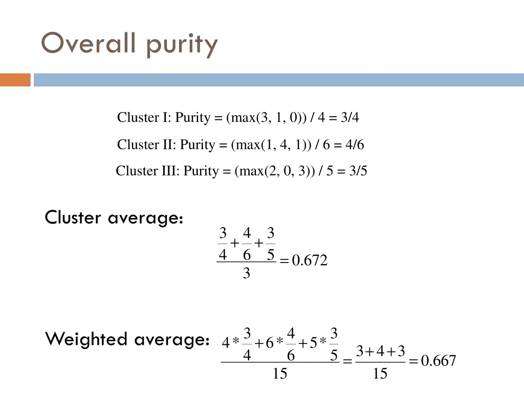 overall purity