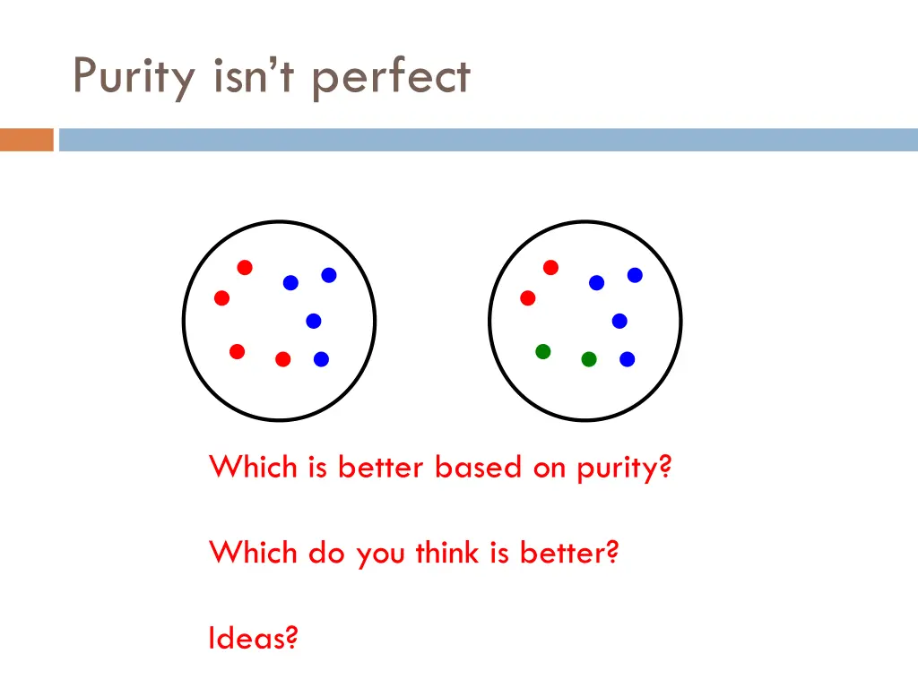 purity isn t perfect