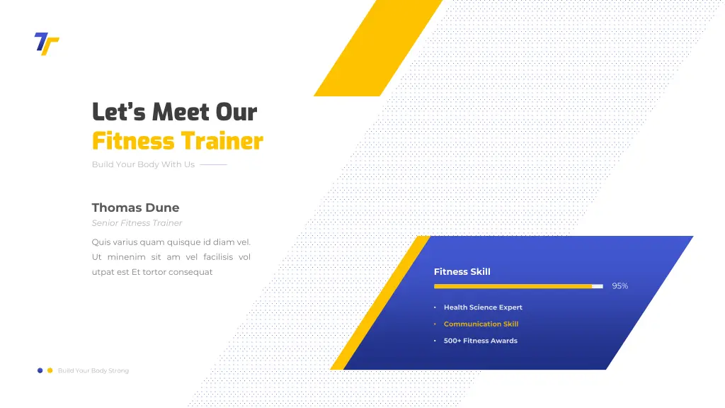 let s meet our fitness trainer