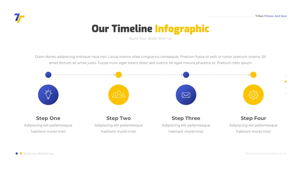 our timeline infographic