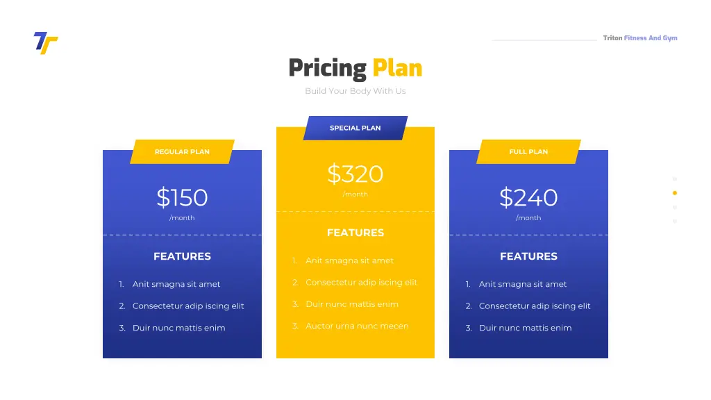 pricing plan