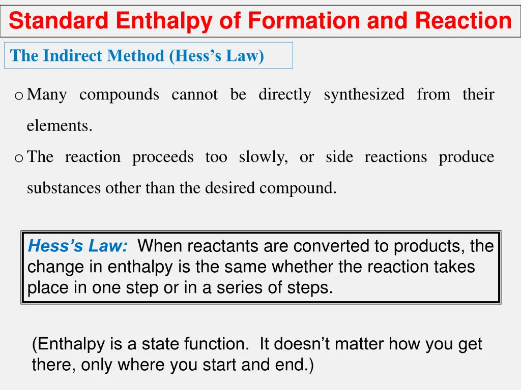 standard enthalpy of formation and reaction 4