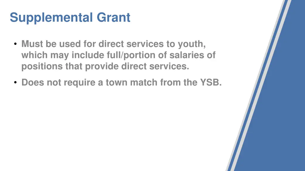 supplemental grant
