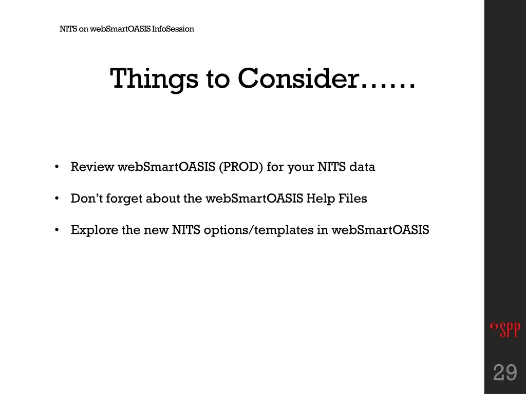 nits on websmartoasis infosession 26