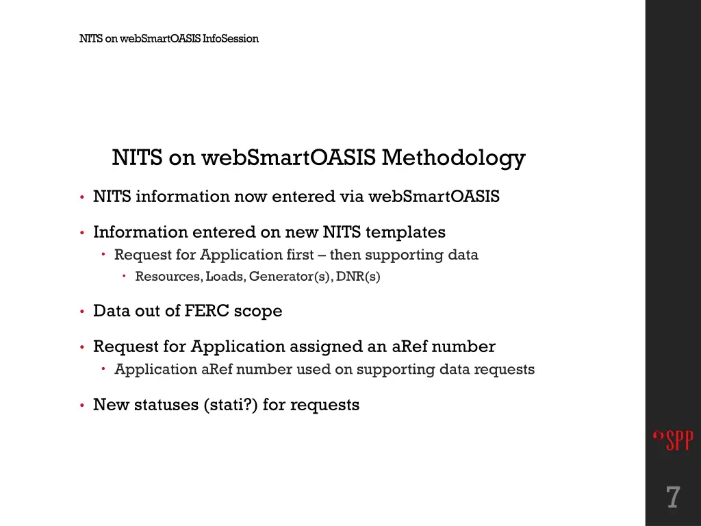 nits on websmartoasis infosession 4