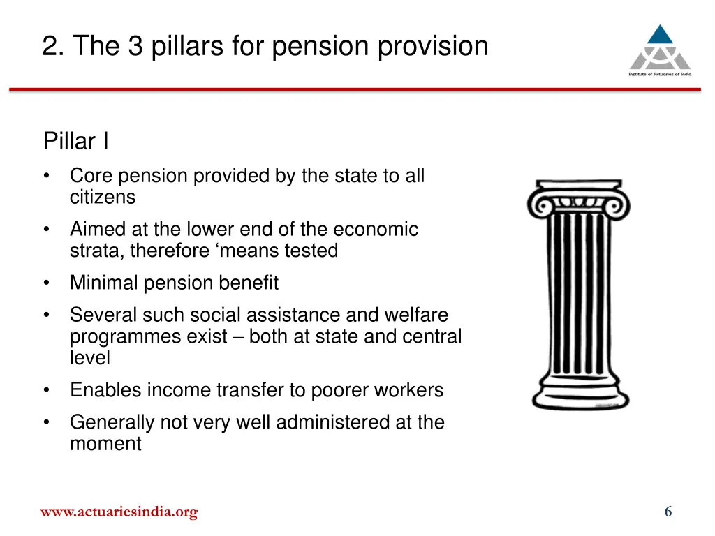 2 the 3 pillars for pension provision 1