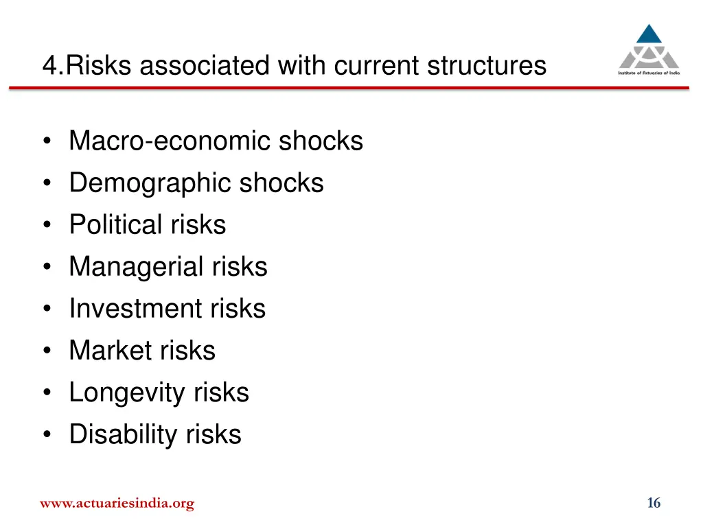 4 risks associated with current structures